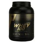 پودر پروتئین وی 100 درصد ترک نوتریشن با طعم شکلات، دارای 22 گرم پروتئین